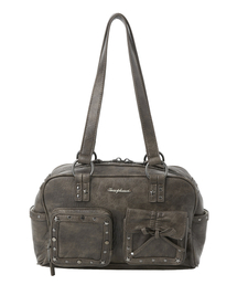 ZEROPLANET（ゼロプラネット）の「スタッズウォッシングレザーショルダーバッグ [ブラウン]（ショルダーバッグ）」