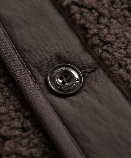 WILD BRICKS(ワイルドブリックス)の「W24 FLEECE VEST (dark brown)(ベスト・メンズ・その他・MEDIUM/LARGE/X-LARGE)」の7枚目の写真