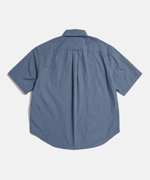 ESPIONAGE(エスピオナジ)の「クレスト ロゴ S/S オーバーシャツ デニム ブルー(シャツ/ブラウス・レディース・その他・MEDIUM/LARGE/X-LARGE)」の2枚目の写真