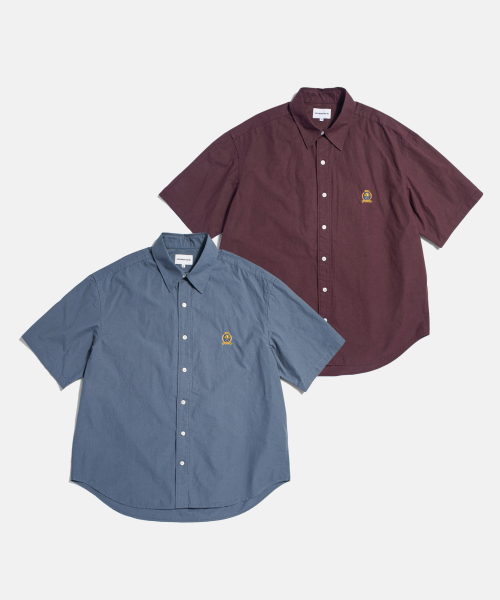 ESPIONAGE(エスピオナジ)の「クレスト ロゴ S/S オーバーシャツ デニム ブルー(シャツ/ブラウス・レディース・その他・MEDIUM/LARGE/X-LARGE)」の3枚目の写真