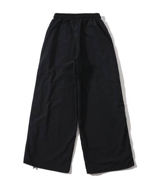 SEARCH410(サーチ410)の「ナイロンワッシャースナップワイドパンツブラック(スウェットパンツ・メンズ・その他・LARGE/MEDIUM)」の2枚目の写真