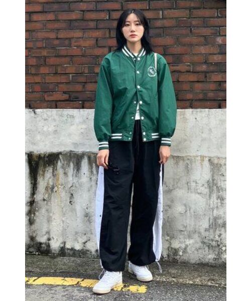 SEARCH410(サーチ410)の「ナイロンワッシャースナップワイドパンツブラック(スウェットパンツ・メンズ・その他・LARGE/MEDIUM)」の14枚目の写真