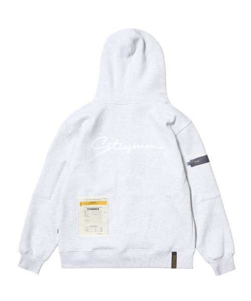 STIGMA(スティグマ)の「ZIPPER OVERSIZED ZIP UP HOODIE WHITE MELANGE(パーカー・メンズ・その他・LARGE/MEDIUM/X-LARGE)」の2枚目の写真