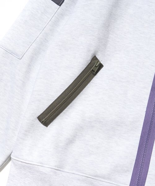 STIGMA(スティグマ)の「ZIPPER OVERSIZED ZIP UP HOODIE WHITE MELANGE(パーカー・メンズ・その他・LARGE/MEDIUM/X-LARGE)」の5枚目の写真