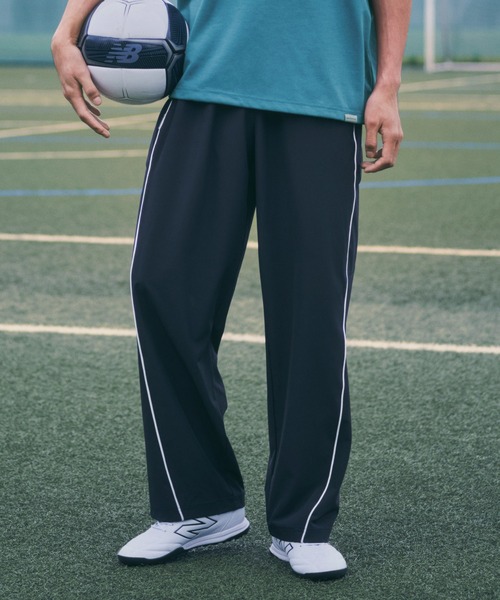 NEW BALANCE(ニューバランス)の「ウーブンワイドパンツ(スウェットパンツ・メンズ・ブラック/ライトグレー/ネイビー・SMALL/MEDIUM/LARGE/X-LARGE/XX-LARGE)」の1枚目の写真