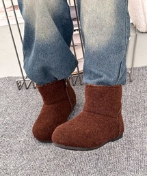 aimoha（アイモハ）の「【aimoha-KIDS-】キッズ　ボアショートブーツ (AW)（ブーツ）」