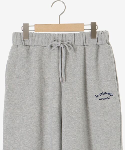 le.coeur blanc(ルクールブラン)の「スウェットイージーワイドパンツ(スウェットパンツ・レディース・ライトグレー/アイボリー・38)」の17枚目の写真