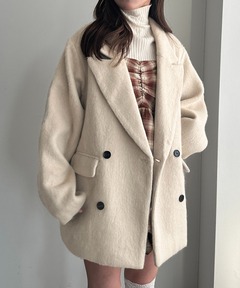 ブークレシャギーミドルコート（その他アウター）｜ECREL（エクレール