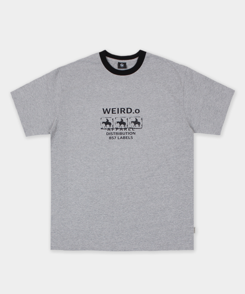 CAMEL WORK(キャメルワーク)の「ウィアルド リンガー 半袖Tシャツ(グレー)(Tシャツ/カットソー・メンズ・その他・MEDIUM/LARGE/X-LARGE)」の2枚目の写真
