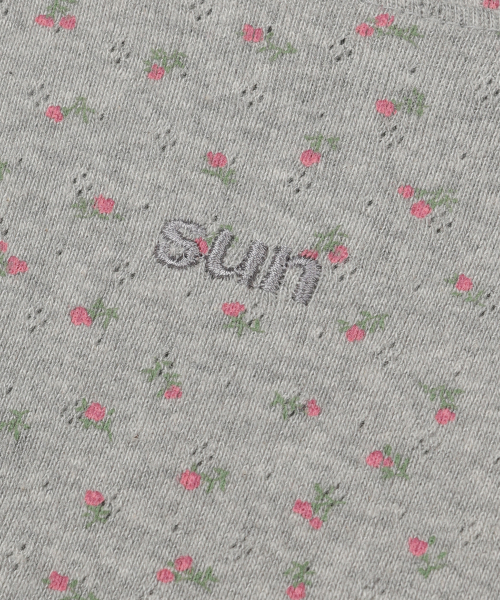 SUNDAY FRUIT MARKET(サンデーフルーツマーケット)の「W) SUN FLOWER LS TEE GRAY(Tシャツ/カットソー・レディース・その他・SMALL/MEDIUM)」の4枚目の写真