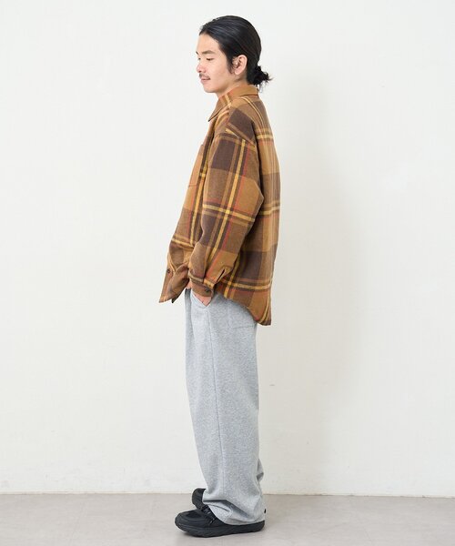 Kastane（カスタネ）の「【一部店舗限定/ユニセックス】BM チェック中綿シャツジャケット（その他アウター・レディース・オレンジ/ブラック・FREE）」の16枚目の写真