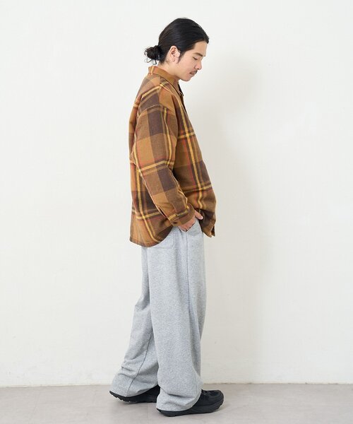 Kastane（カスタネ）の「【一部店舗限定/ユニセックス】BM チェック中綿シャツジャケット（その他アウター・レディース・オレンジ/ブラック・FREE）」の18枚目の写真