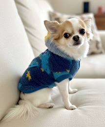 yield（イールド）の「【yield select】ペット服 ペットウェア リードフック付き  恐竜 フード付きパーカ YW9DPK（ペットウェア）」