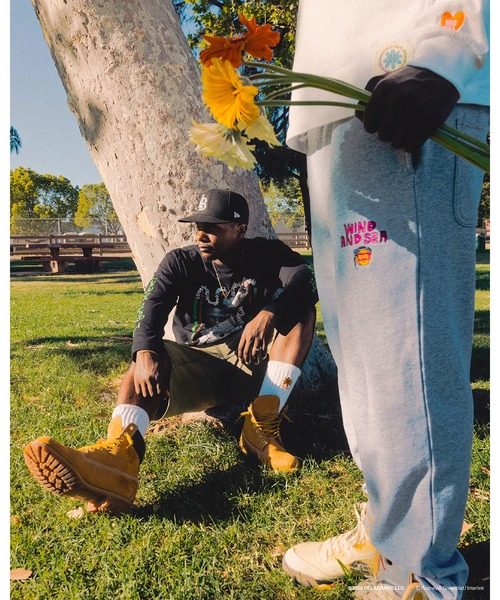 WIND AND SEA（ウィンダンシー）の「PARAPPA x DE LA SOUL x WDS SWEATPANT（スウェットパンツ・メンズ・グレー/ブラック・L/XL/M）」の3枚目の写真