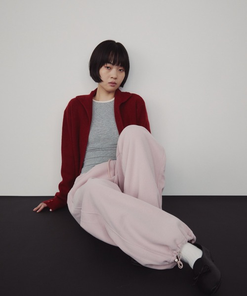 duei(デュイ)の「ルーズ裏起毛スウェットパンツ(スウェットパンツ・レディース・ライトピンク/グレー・FREE)」の22枚目の写真