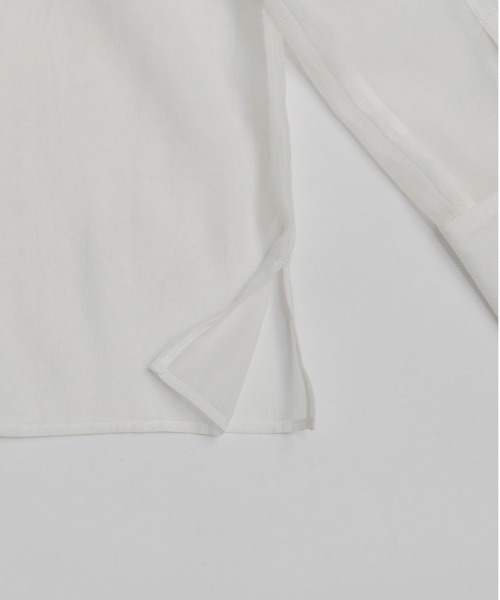 PRANK PROJECT（プランクプロジェクト）の「ボリュームラッフル2WAYトップ / Volume Ruffled 2WAY Top（シャツ/ブラウス・レディース・ブラック/ホワイト・FREE）」の19枚目の写真