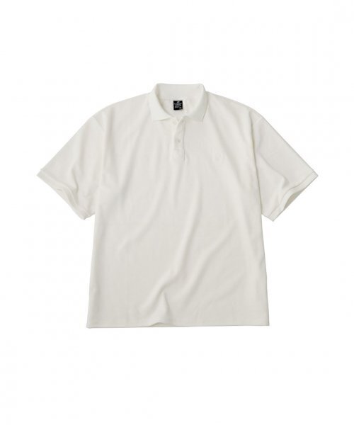 ルークベーシックピケ半袖Tシャツ（オフホワイト）