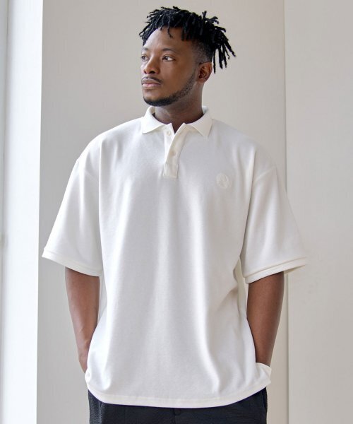 BLACK MAMBA（ブラックマンバ）の「ルークベーシックピケ半袖Tシャツ（オフホワイト）（ポロシャツ・レディース・その他・MEDIUM/LARGE）」の2枚目の写真