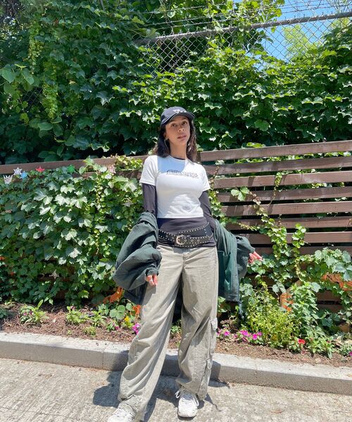 MWOONG(ムン)の「bloom in Seoul crop Tee(white)(Tシャツ/カットソー・レディース・その他・FREE)」の7枚目の写真