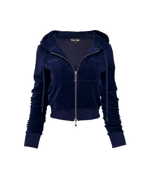 Bellbeet Track Fleece Zip‑Up Navy — флисовая куртка‑трек‑фудси