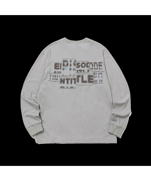 EPISODE UNTITLED(エピソードアンタイトルド)の「PRINTING PATCH PIGMENT LONG SLEEVES_SAND(Tシャツ/カットソー・レディース・その他・2/3)」の1枚目の写真