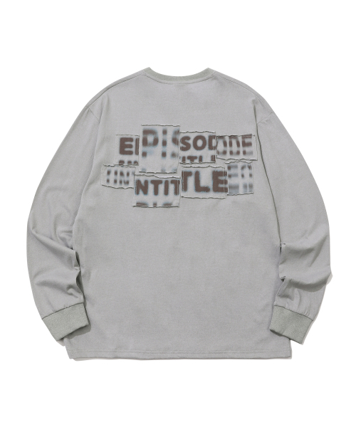 EPISODE UNTITLED(エピソードアンタイトルド)の「PRINTING PATCH PIGMENT LONG SLEEVES_SAND(Tシャツ/カットソー・レディース・その他・2/3)」の3枚目の写真