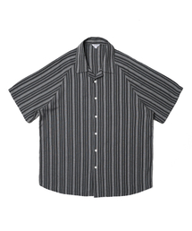 LELALES（レラレス）の「リネンストライプレグランシャツ - グレー（シャツ/ブラウス）」