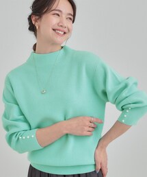 パール」に該当するニット/セーター（グリーン・カーキ/緑色系