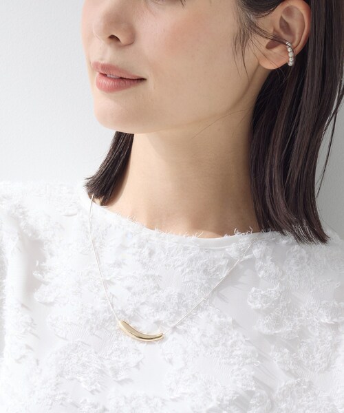 INDIVI(インディヴィ)の「【フリー調整】ニュアンスデザインネックレス(ネックレス・レディース・ゴールド系4/ゴールド/シルバー・00)」の8枚目の写真