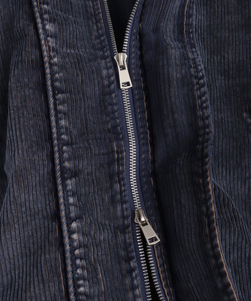 WESTSEA(ウエストシー)の「フェード加工 コーデュロ スタンドネックブルゾン(ブルゾン・メンズ・ブルー/チャコール・M/L)」の20枚目の写真