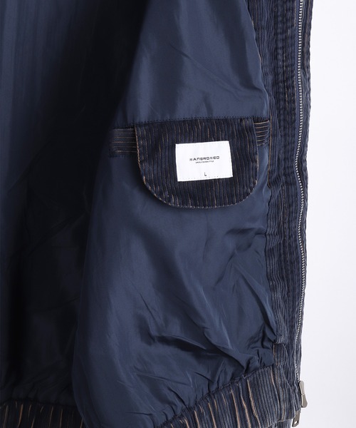 WESTSEA(ウエストシー)の「フェード加工 コーデュロ スタンドネックブルゾン(ブルゾン・メンズ・ブルー/チャコール・M/L)」の21枚目の写真