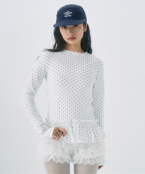 FEKETE(フェケテ)の「frill long sleeve tee / フリルロンT(Tシャツ/カットソー・レディース・ホワイト/グレー系その他/ホワイト系その他・SMALL/LARGE/MEDIUM)」の17枚目の写真