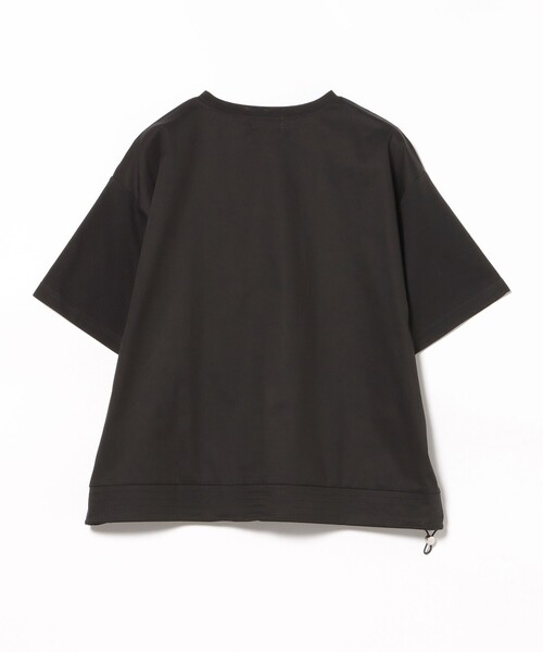 BEAMS HEART(ビームスハート)の「異素材 ドロスト プルオーバー(Tシャツ/カットソー・レディース・ブルー系その他/ブラック/オフホワイト・FREE)」の13枚目の写真