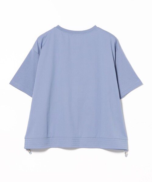 BEAMS HEART(ビームスハート)の「異素材 ドロスト プルオーバー(Tシャツ/カットソー・レディース・ブルー系その他/ブラック/オフホワイト・FREE)」の18枚目の写真