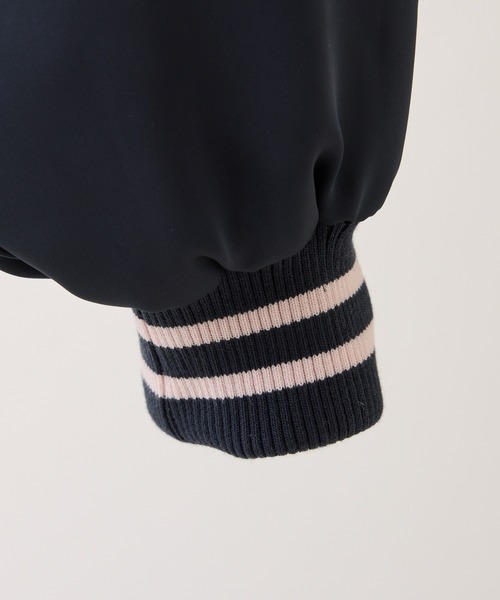 one after another NICE CLAUP（ワンアフターアナザーナイスクラップ）の「【premium order】ロゴ入りスカジャン（スカジャン・レディース・アイボリー/ピンク/ネイビー・FREE）」の6枚目の写真