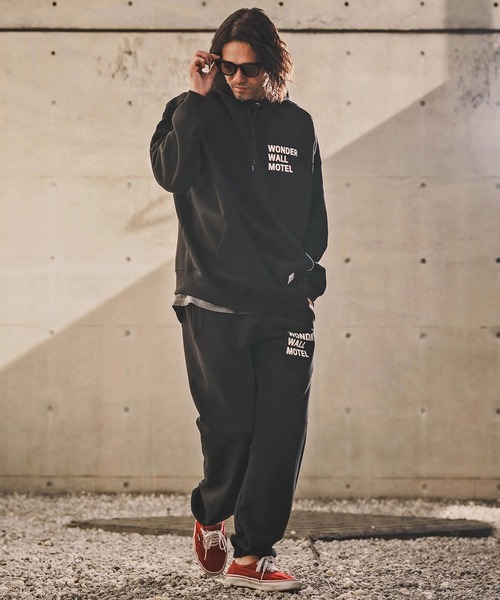 WONDER WALL MOTEL(ワンダーウォールモーテル)の「mpa4014-Over Silhouette Hoodie パーカー(26SSSW01)(パーカー・メンズ・ブラック/ネイビー/ライトグレー・XL/L/M)」の15枚目の写真
