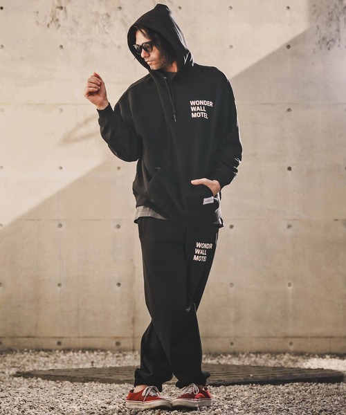 WONDER WALL MOTEL(ワンダーウォールモーテル)の「mpa4014-Over Silhouette Hoodie パーカー(26SSSW01)(パーカー・メンズ・ブラック/ネイビー/ライトグレー・XL/L/M)」の16枚目の写真