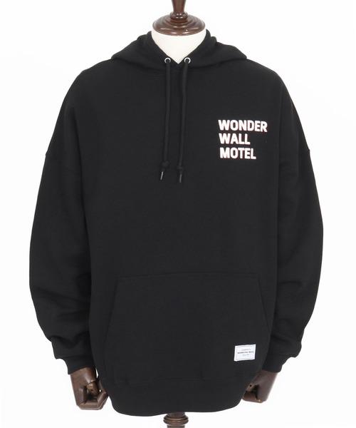 WONDER WALL MOTEL(ワンダーウォールモーテル)の「mpa4014-Over Silhouette Hoodie パーカー(26SSSW01)(パーカー・メンズ・ブラック/ネイビー/ライトグレー・XL/L/M)」の22枚目の写真
