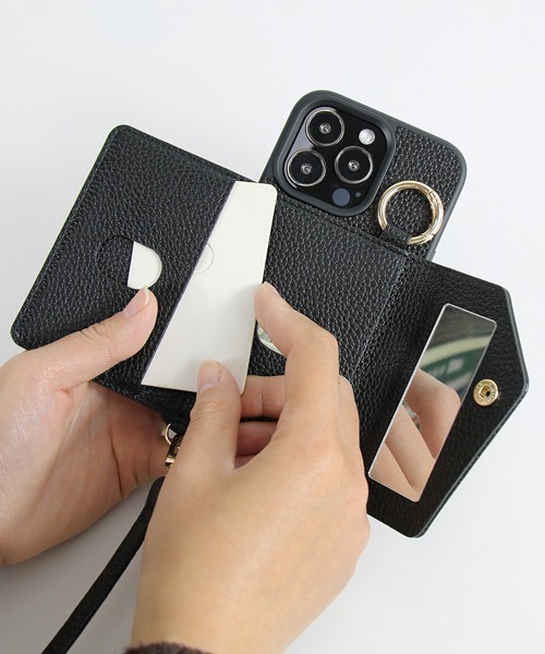 Fun & Daily(ファンアンドデイリー)の「Multi Card iPhone 16 17 Case Pro ProMax / アイフォンケース&カバー(スマホケース/カバー・レディース・ベージュ/ブラック/ホワイト・iPhone 16/iPhone 16 Pro/iPhone 17/iPhone 17 Pro/iPhone 17 Pro Max/iPhone 16 Pro Max)」の8枚目の写真