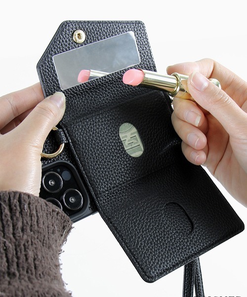 Fun & Daily(ファンアンドデイリー)の「Multi Card iPhone 16 17 Case Pro ProMax / アイフォンケース&カバー(スマホケース/カバー・レディース・ベージュ/ブラック/ホワイト・iPhone 16/iPhone 16 Pro/iPhone 17/iPhone 17 Pro/iPhone 17 Pro Max/iPhone 16 Pro Max)」の9枚目の写真