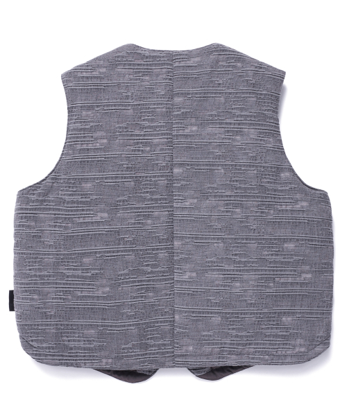 eastserviceshop(イーストサービスショップ)の「Linen Dyed Padded Vest - Grey(ベスト・レディース・その他・SMALL/MEDIUM/LARGE)」の2枚目の写真