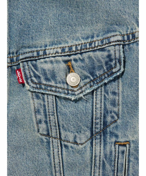 Levi's(リーバイス)の「Levi's/リーバイス 501(R) DAY SPECIAL COLLECTION ノーカラー SHRUNKEN 90S ベスト(ベスト・レディース・インディゴブルー・S/M/XS)」の9枚目の写真