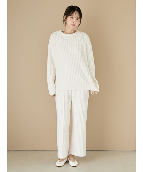 パウダーロングパンツ（ルームウェア/パジャマ）｜gelato pique