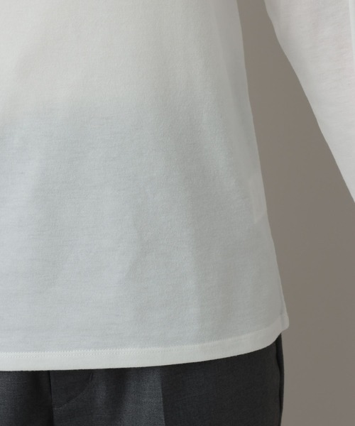 A part by（アパートバイ）の「レースレイヤードスリーブ_長袖（Tシャツ/カットソー・レディース・オフホワイト/ライトブルー/ブラック・FREE）」の12枚目の写真