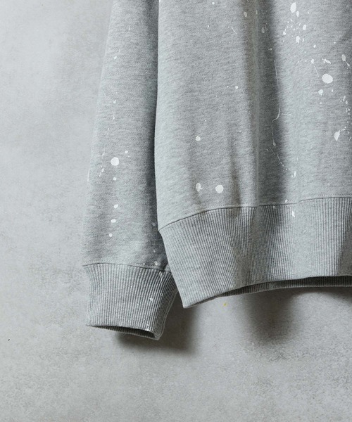 NUMBER (N)INE（ナンバーナイン）の「HAND PAINTED N-9 PRINTED CLASSIC CREWNECK SWEATSHIRT / ハンドペイント エヌナイン ロゴプリント クラシック クルーネック スウェットシャツ（スウェット・メンズ・グレー/グレー系その他2・M/XL/L）」の11枚目の写真