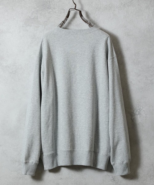 NUMBER (N)INE（ナンバーナイン）の「HAND PAINTED N-9 PRINTED CLASSIC CREWNECK SWEATSHIRT / ハンドペイント エヌナイン ロゴプリント クラシック クルーネック スウェットシャツ（スウェット・メンズ・グレー/グレー系その他2・M/XL/L）」の7枚目の写真