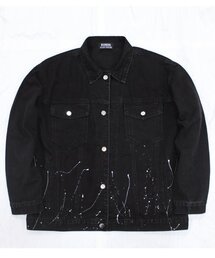 RUNDS（ランディエス）の「ペインティングトラッカージャケット（デニムジャケット）」