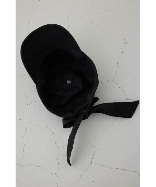 AZUL by moussy（アズールバイマウジー）の「バックリボンキャップ（キャップ・レディース・ライトベージュ/ブラック・FREE）」の11枚目の写真