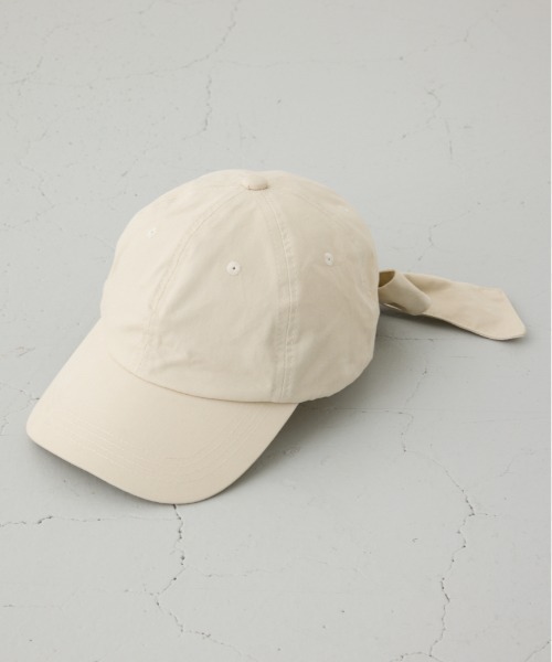 AZUL by moussy（アズールバイマウジー）の「バックリボンキャップ（キャップ・レディース・ライトベージュ/ブラック・FREE）」の15枚目の写真