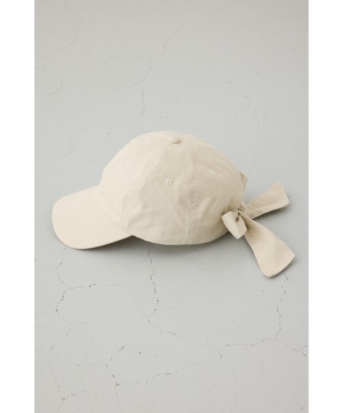 AZUL by moussy（アズールバイマウジー）の「バックリボンキャップ（キャップ・レディース・ライトベージュ/ブラック・FREE）」の17枚目の写真